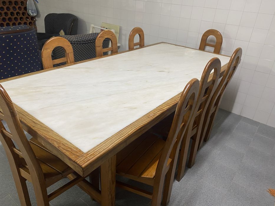 Mesa madeira retangular