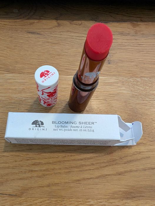 Pomadka - ORIGINS Blooming Sheer Lip Balm, 05 Totally Tulip