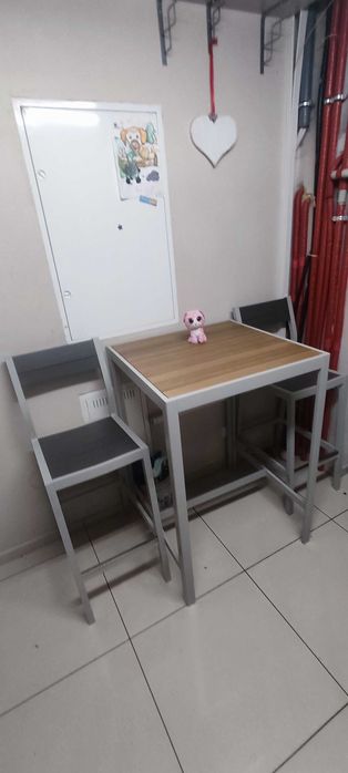 Zestaw mebli ogrodowych IKEA SJALLAND stół i 3 krzesła NOWE