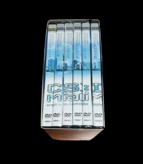 CSI MIAMI Crime sob Investigação - Serie 1 /24 Episod./6dvds/Semi-nova