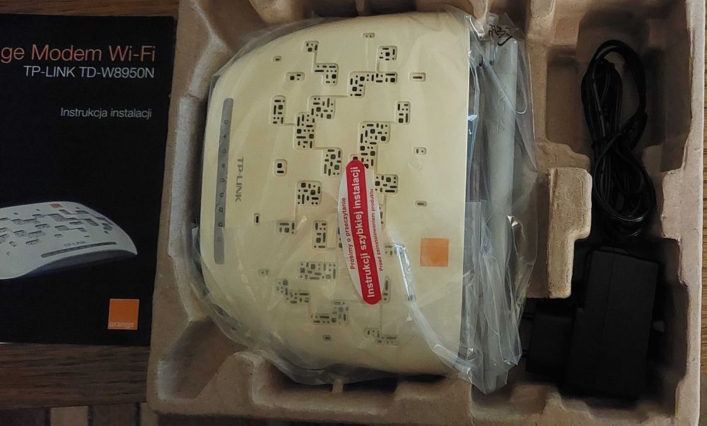 Orange Modem Router WiFi TPLINK TD-W8950N