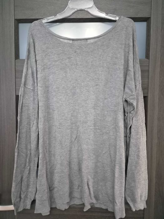 Sweter ciążowy szary