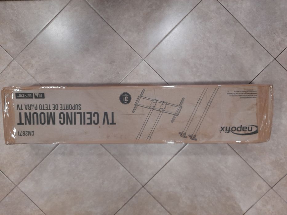 Napofix Suporte de Teto Inclinável para TVs LED/LCD de 55" a 120" - CM287T NOVO