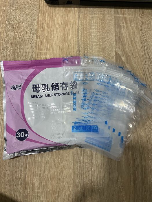 Пакети для зберігання грудного молока