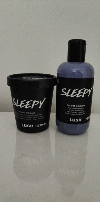zestaw sleepy lush