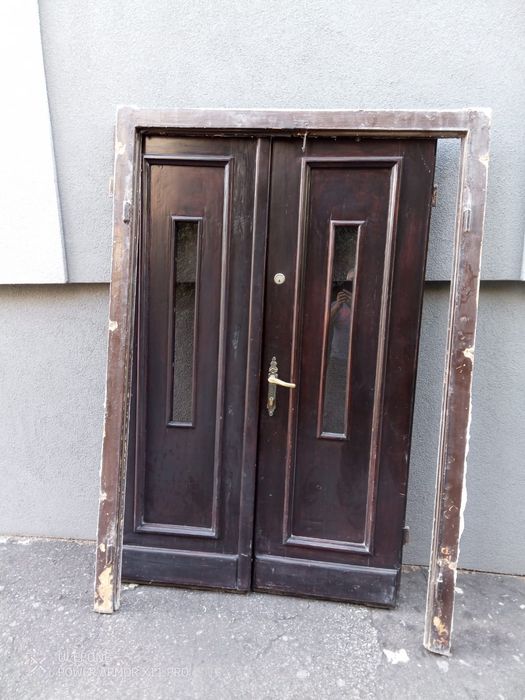 Drzwi lite drewno lata 60