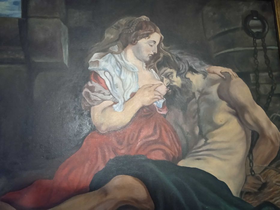 Антикварна картина масляна на полотні