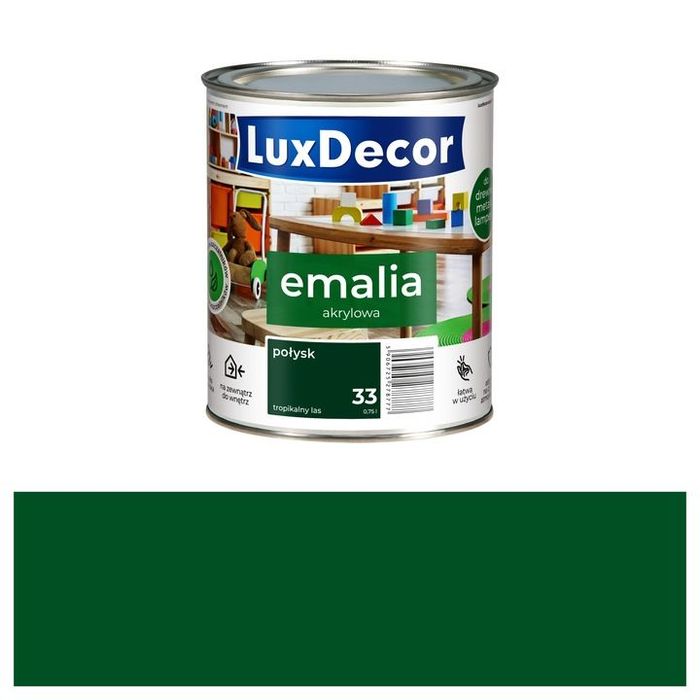 Emalia Luxdecor Tropikalny Las 0,75 l akrylowa szybkoschnąca połysk (3