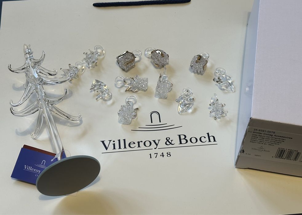 Villeroy & Boch choinka z charmsami