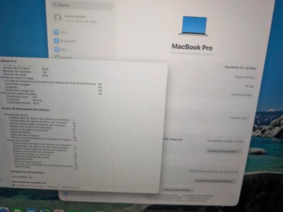 Macbook pro M3 Pro 16”