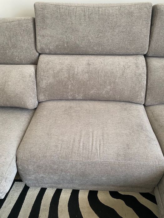 Sofá Transporte Incluido - Stoffus Fiori Relax chaise longue + relax elétrico – impecável