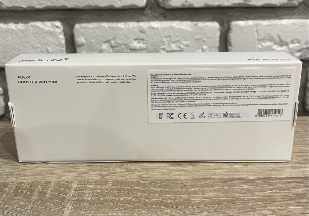Medicube AGE-R Booster Pro Mini Pink - Оригінал/Новий