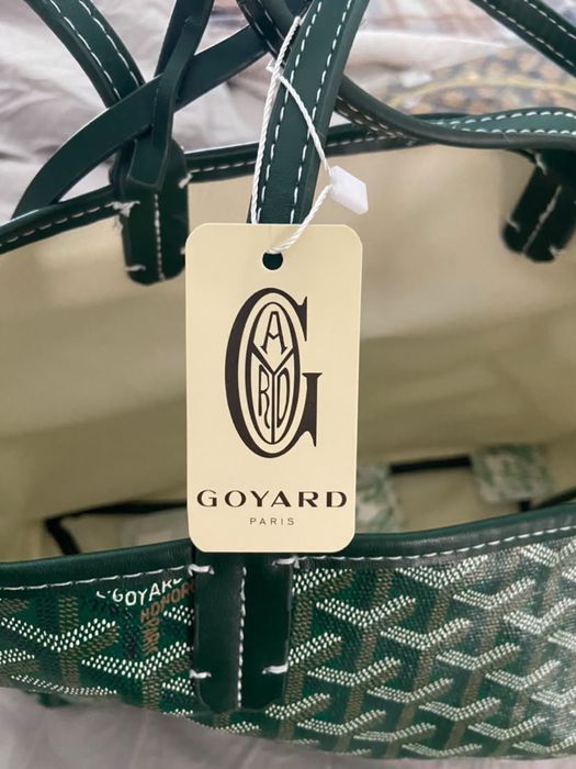 Mala Goyard verde – Shopper
