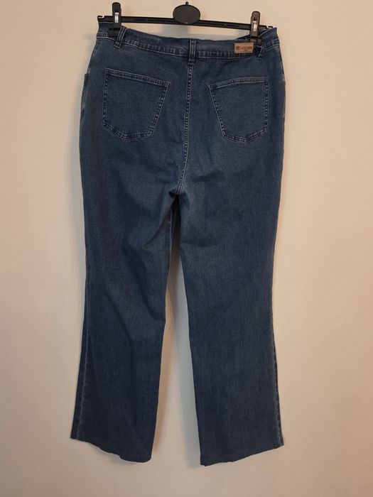 spodnie damskie jeansy jeansowe dzwony Lafeinier 46