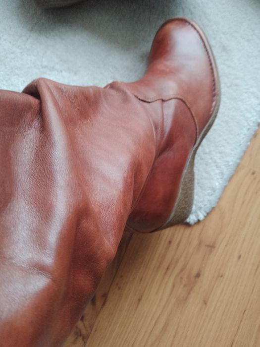 Kozaki skóra naturalna CLARKS 39