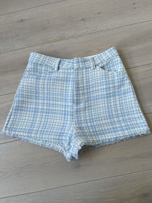 Szorty Zara jak nowe „tweedowe” krótkie spodenki