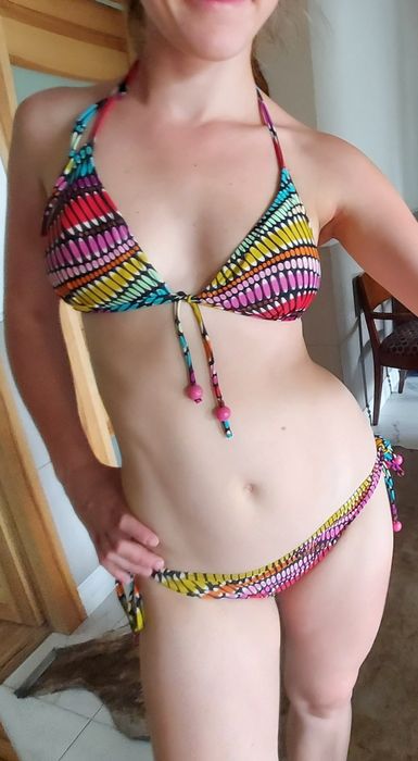 Kostium kąpielowy dwuczęściowy Lycra rozm. 38