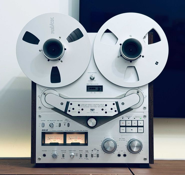 Akai GX-635D — первая модель легендарной 600-й серии Akai, родоначальник линейки ℹ️ 6 GX-голов, 3 мотора, Auto-Reverse, 220V | Европа, как новый