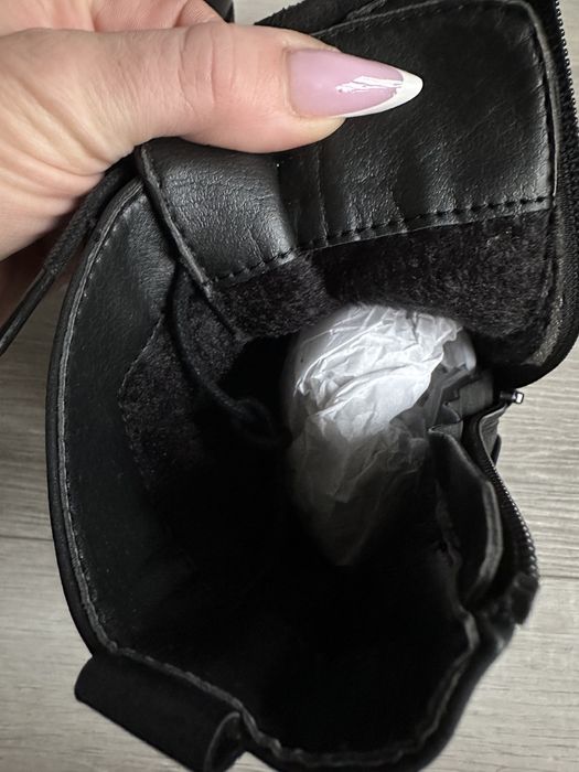 Botki kozaki z ozdobnym przodem rozm 37
