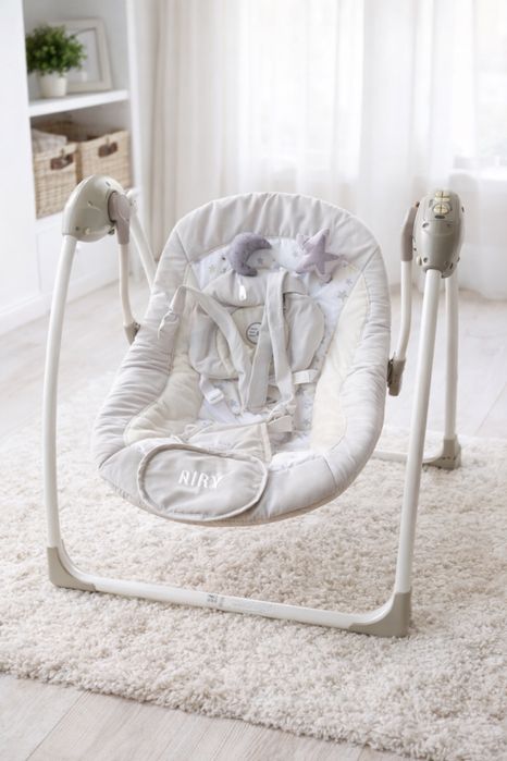Детская электрокачеля NIRY / шезлонг для новорождённого