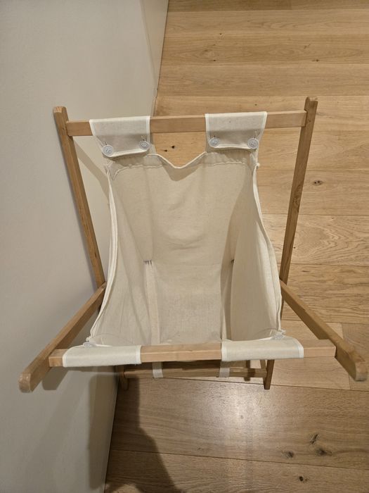2 Cestos da roupa em pano e maneira