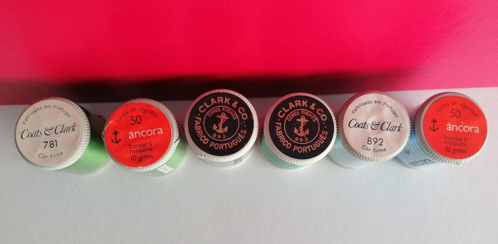 Linha de bordar à máquina Âncora 50 ou Clark & Co 50, 10 gramas  3,5