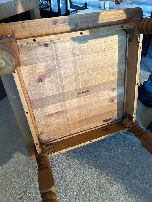 Nisk drewniany i stolik w stylu rustykalnym Valencia by Sit