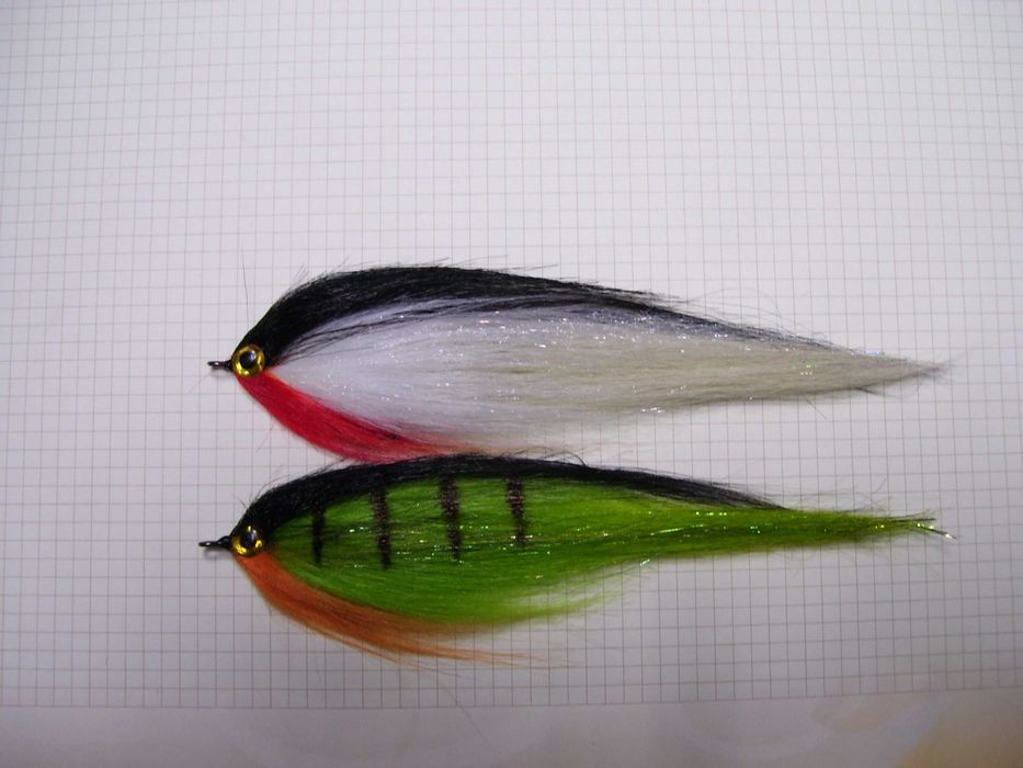 Mucha szczupakowa, streamer  kpl. 2 szt. hak 5/0