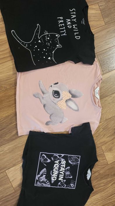 Paka lato dziewczynka 134/140 hm i inne