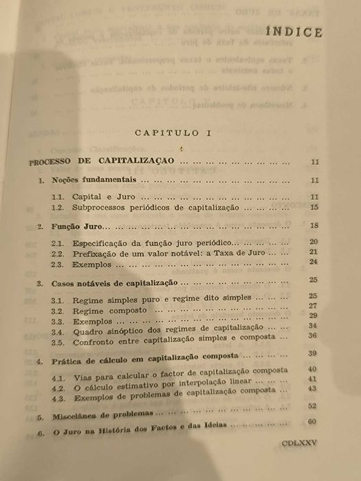 Livro "Lições de Matemática Financeira" Carlos Soares e Miguel Cadilhe