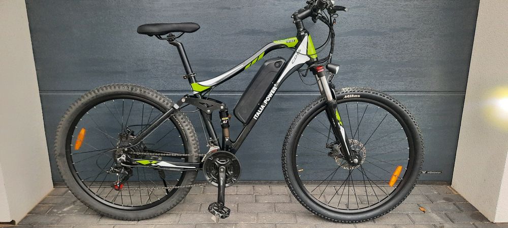 Rower elektryczny Full MTB Italian Power Heda TX 3.0 manetka