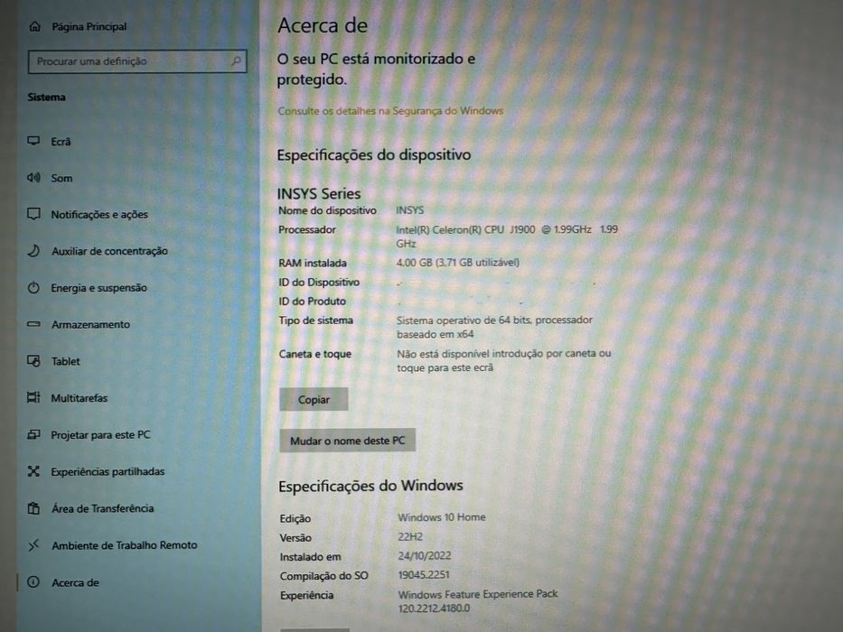 Computador / torre asus win10 original
