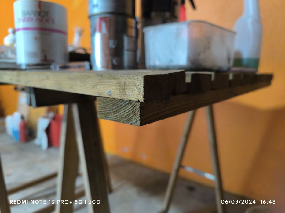 Estrado em madeira tratada com 0,75*1,25