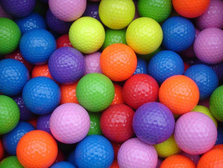 50szt. MIX piłki golfowe używane.