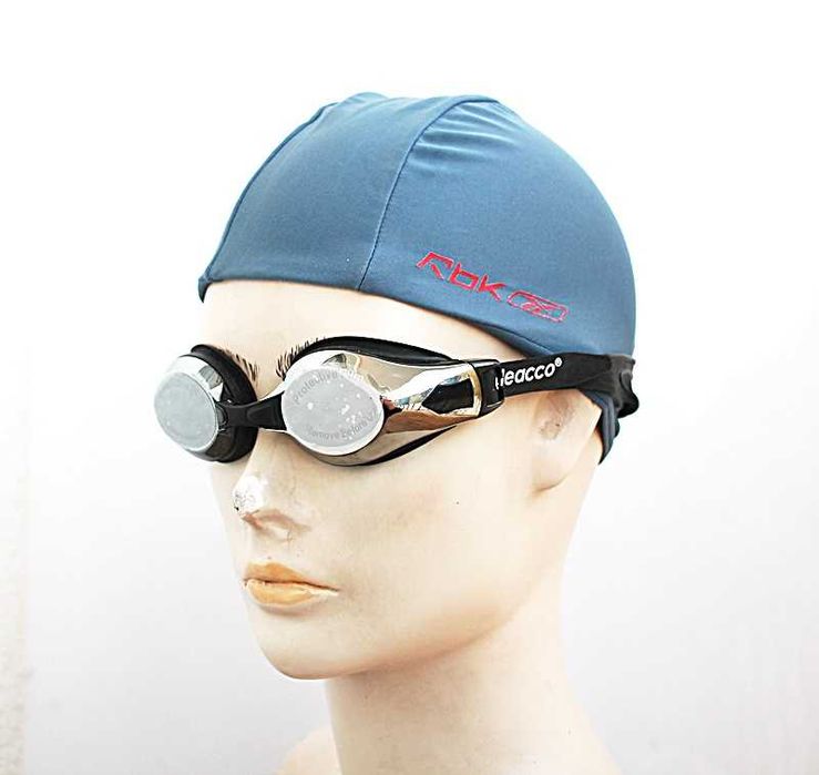 Okulary do pływania na basen Okulary pływackie GLEACCO ANTIFOG MIRROR