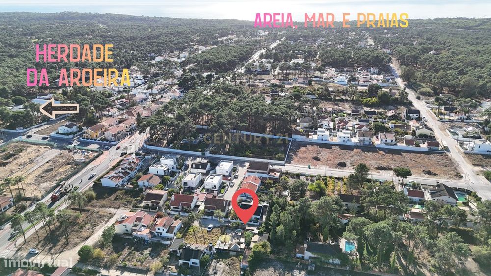 Terreno exclusivo, junto à entrada da Herdade da Aroeira.