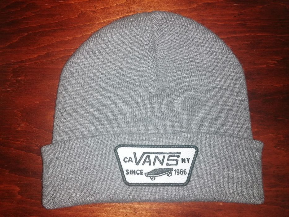 Vans  Oryginalna Czapka Milford Beanie kolor szary, nowa bez metki