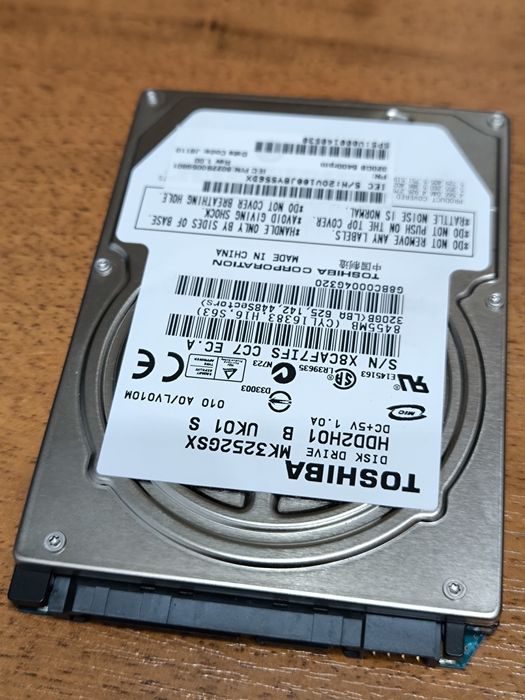 Dysk 320 GB Sata II 2.5" używany sprawny