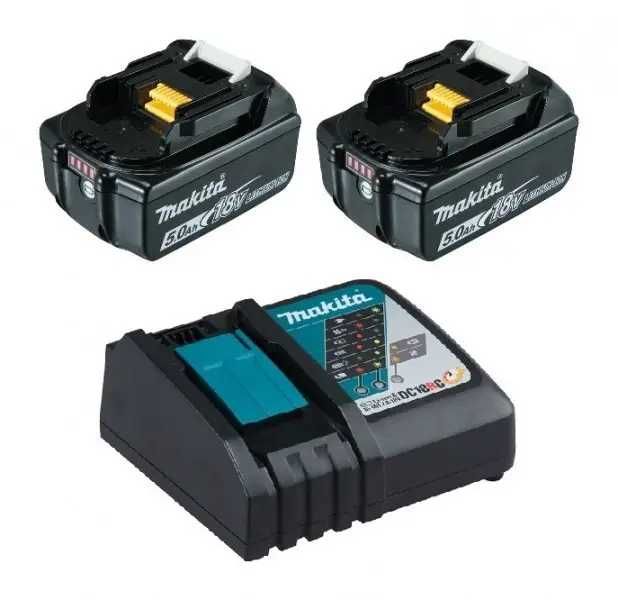 Makita 197570-9 (З/У DC18RC + 2 АКБ *5Ам x BL1850B 18V 5,0 Ah) НОВІ!