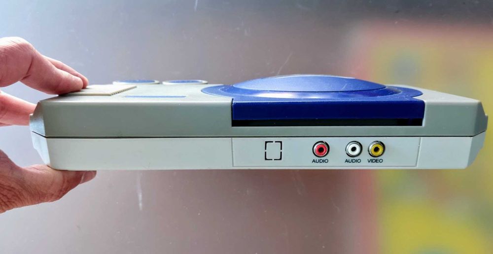 Consola de jogos vintage portátil + acessórios coleção