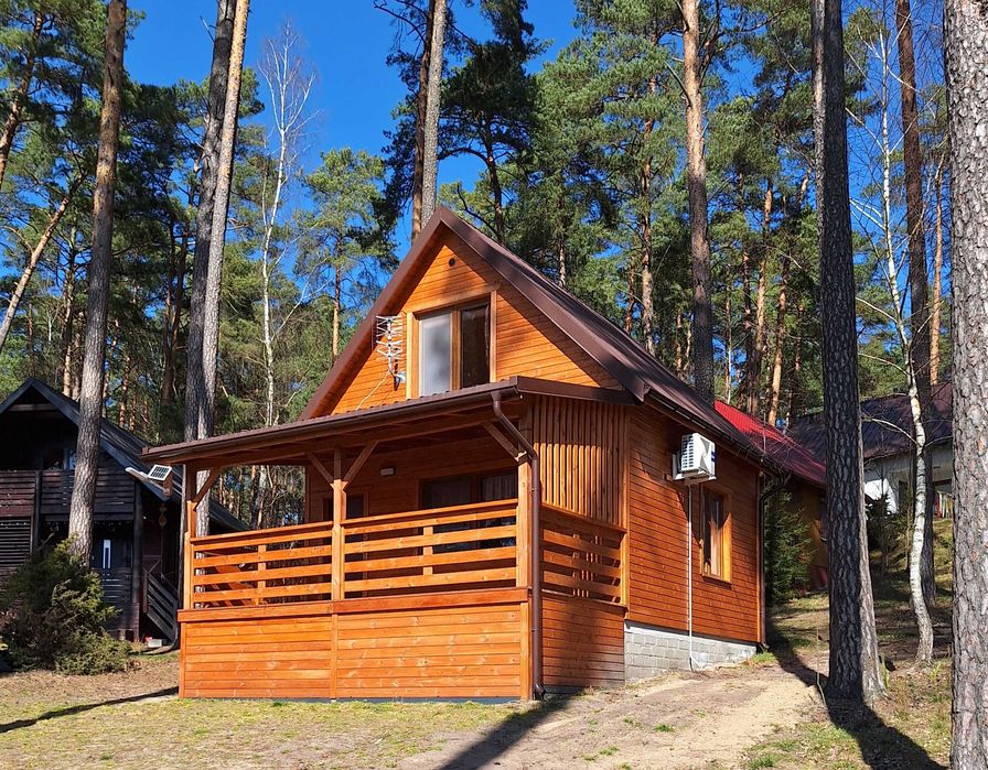 Domek letniskowy n.Jez.Wielkie Partęczyny, Warmińsko-mazurskie, prywatny pomost