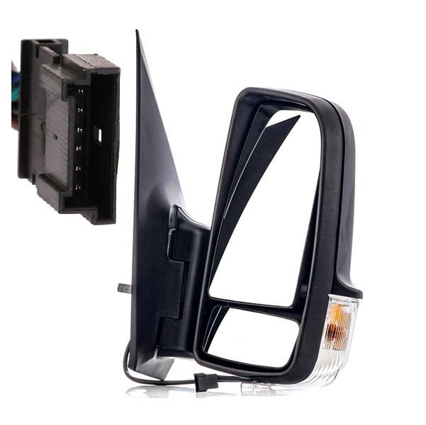 Lusterko Prawe Elektryczne Mercedes Sprinter 906 Volkswagen Crafter 2006-2017 Krótkie 6 Pin -