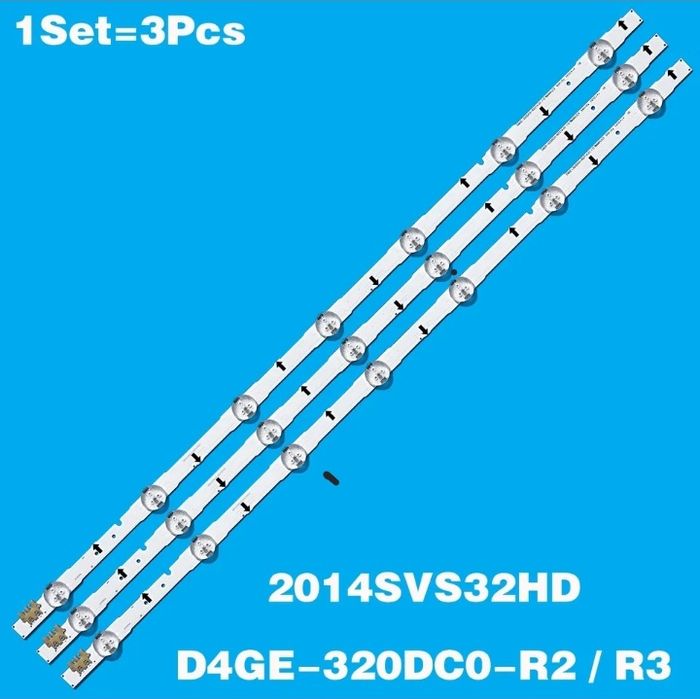 Barra 7 leds tv samsung 32