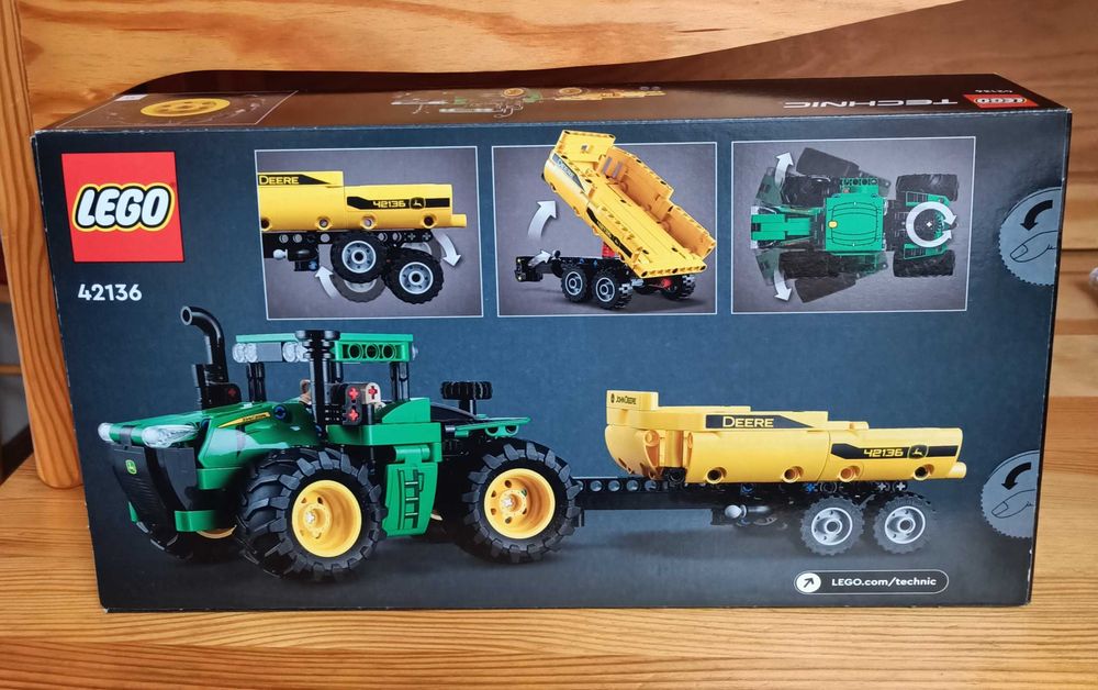 Lego Technic 42136 Traktor John Deere 9620R 4WD Nowy na prezent