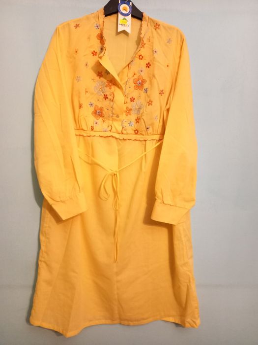 Piżama/ koszula nocna damska z płótna- piękna i nowa!