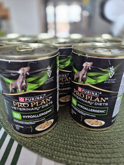Sprzedam Puszki Dla Psa Firmy PURINA PRO PLAN HA HYPOALERGENIC 400g/r
