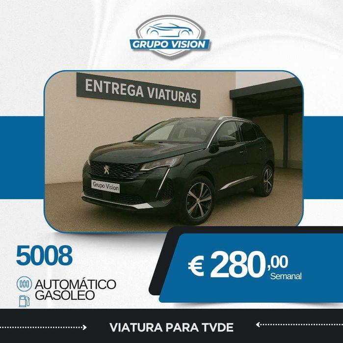 Aluguer de VIATURAS TVDE a partir de 185€ semanais