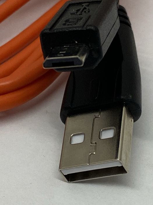 Кабель USB – MicroUSB для гарнітури Jabra Evolve 65 (помаранчевий)