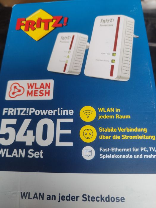 Adapterem FRITZ!Powerline 540