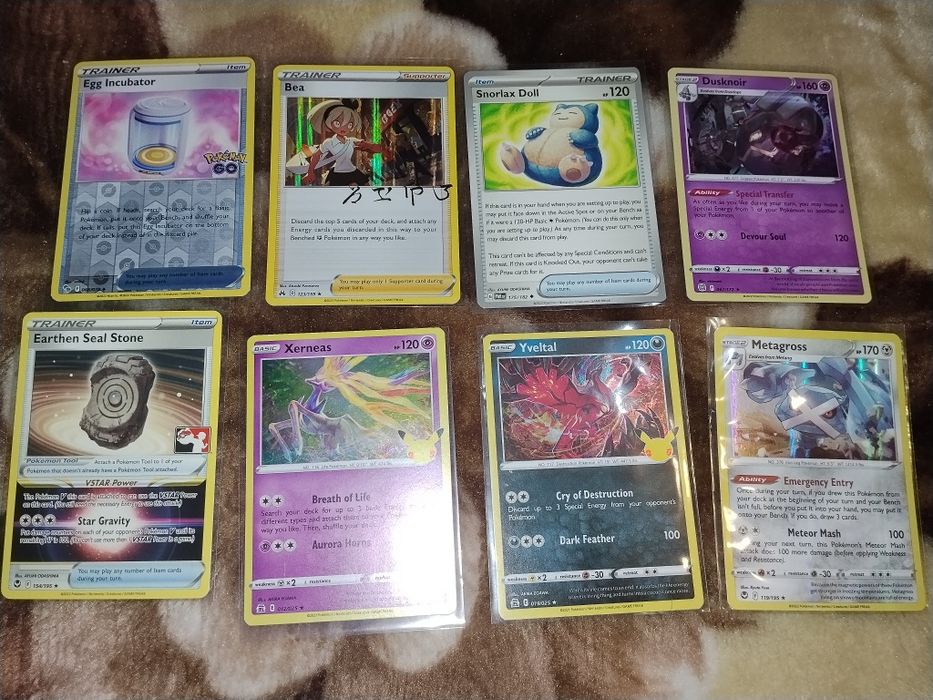Zestaw kart pokemon starsze sety